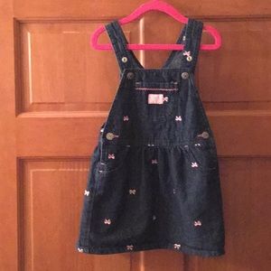 Denim Dress by OshKosh, it is 100% Cotton.